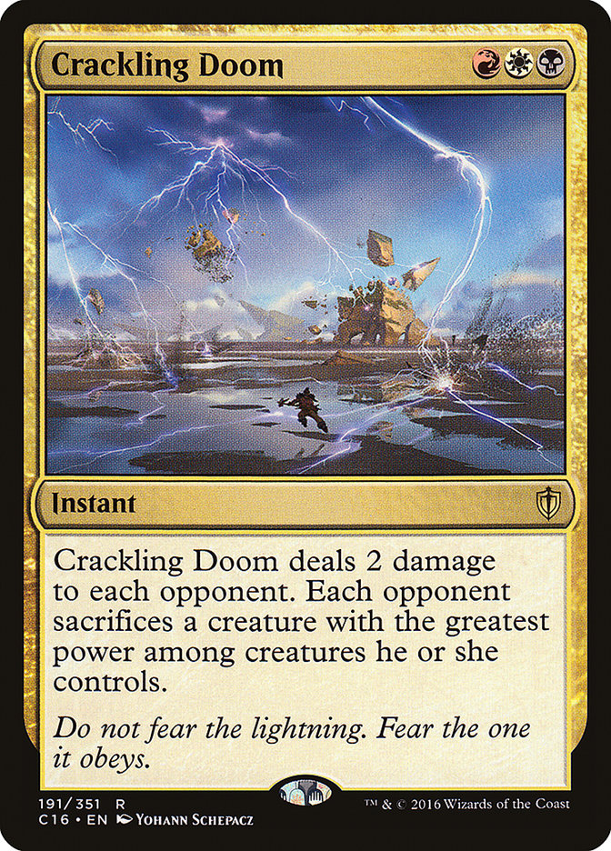 Crackling Doom [Commander 2016] | Boutique FDB TCG