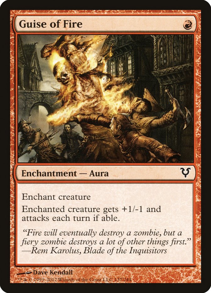Guise of Fire [Avacyn Restored] | Boutique FDB TCG