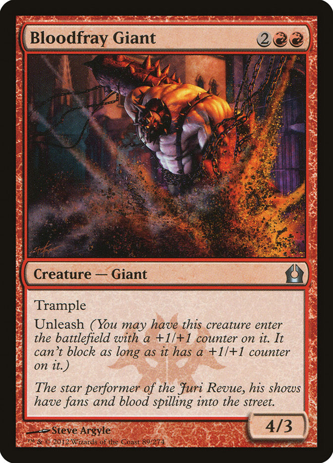 Bloodfray Giant [Return to Ravnica] | Boutique FDB TCG