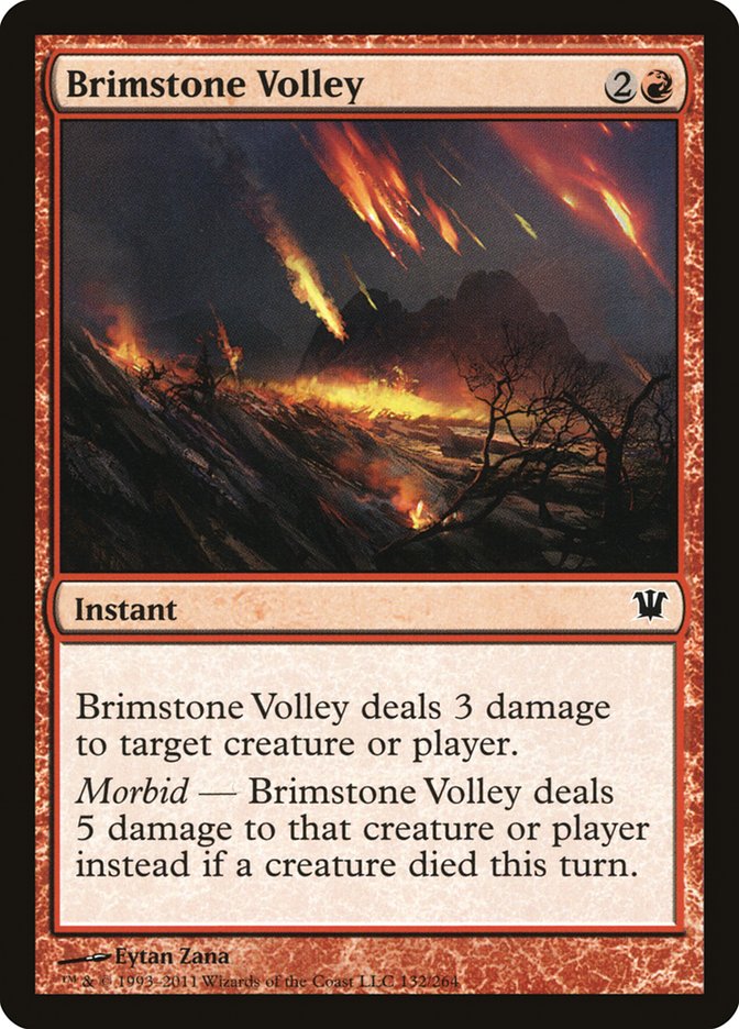 Brimstone Volley [Innistrad] | Boutique FDB TCG