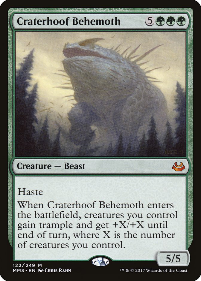 Craterhoof Behemoth [Modern Masters 2017] | Boutique FDB TCG