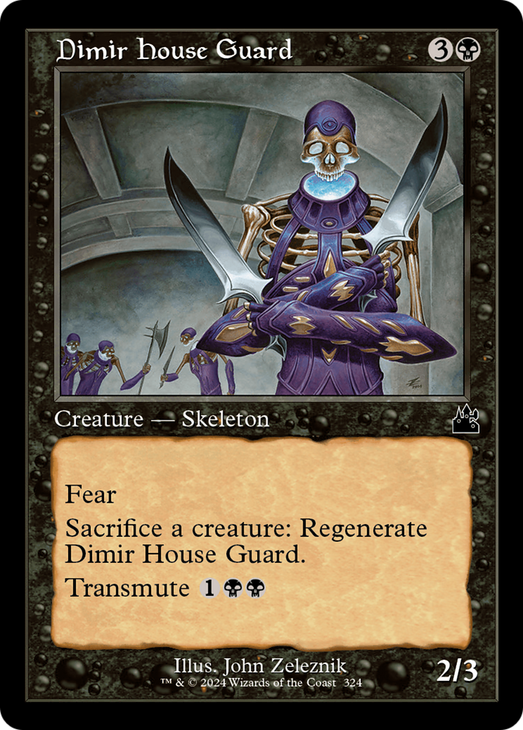 Dimir House Guard (Retro Frame) [Ravnica Remastered] | Boutique FDB TCG