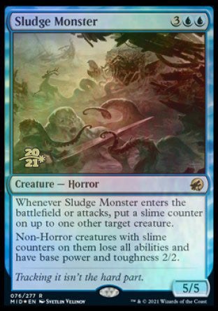 Sludge Monster [Innistrad: Midnight Hunt Prerelease Promos] | Boutique FDB TCG