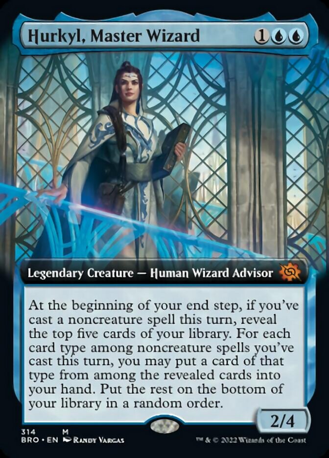 Hurkyl, Master Wizard (Extended Art) [The Brothers' War] | Boutique FDB TCG