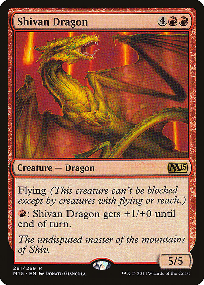 Shivan Dragon [Magic 2015] | Boutique FDB TCG