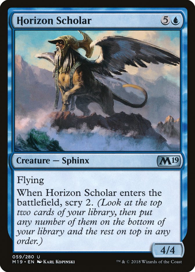 Horizon Scholar [Core Set 2019] | Boutique FDB TCG