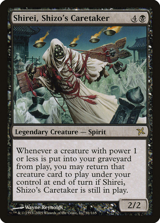 Shirei, Shizo's Caretaker [Betrayers of Kamigawa] | Boutique FDB TCG