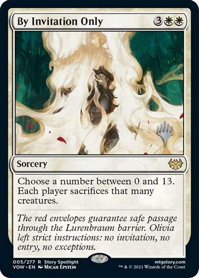 By Invitation Only (Promo Pack) [Innistrad: Crimson Vow Promos] | Boutique FDB TCG