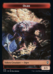 Boar // Ogre Double-Sided Token [Commander Legends: Battle for Baldur's Gate Tokens] | Boutique FDB TCG