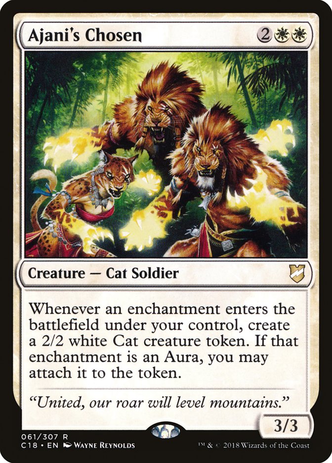 Ajani's Chosen [Commander 2018] | Boutique FDB TCG