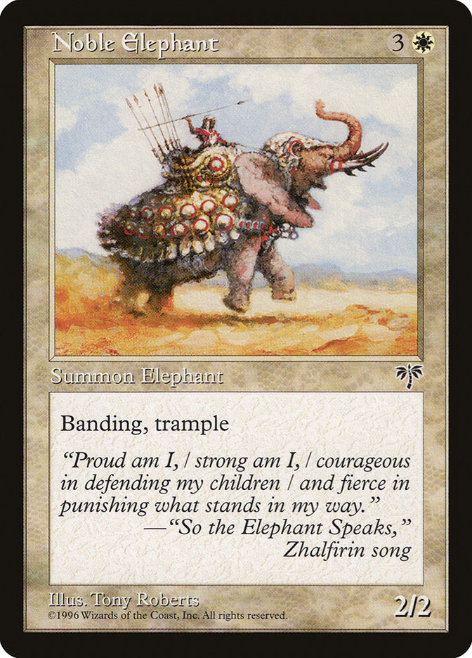 Noble Elephant [Mirage] | Boutique FDB TCG