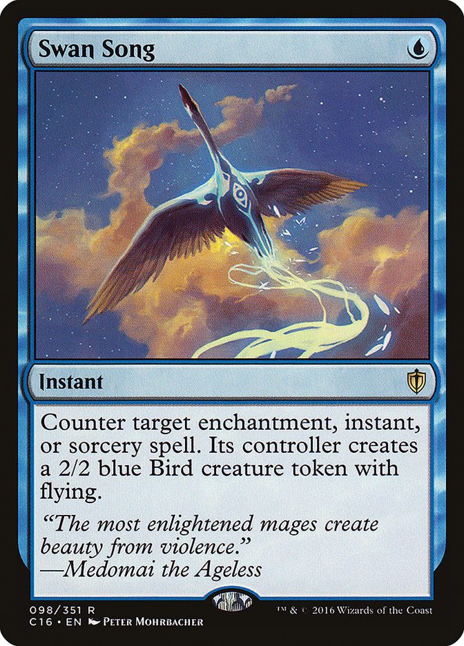 Swan Song [Commander 2016] | Boutique FDB TCG