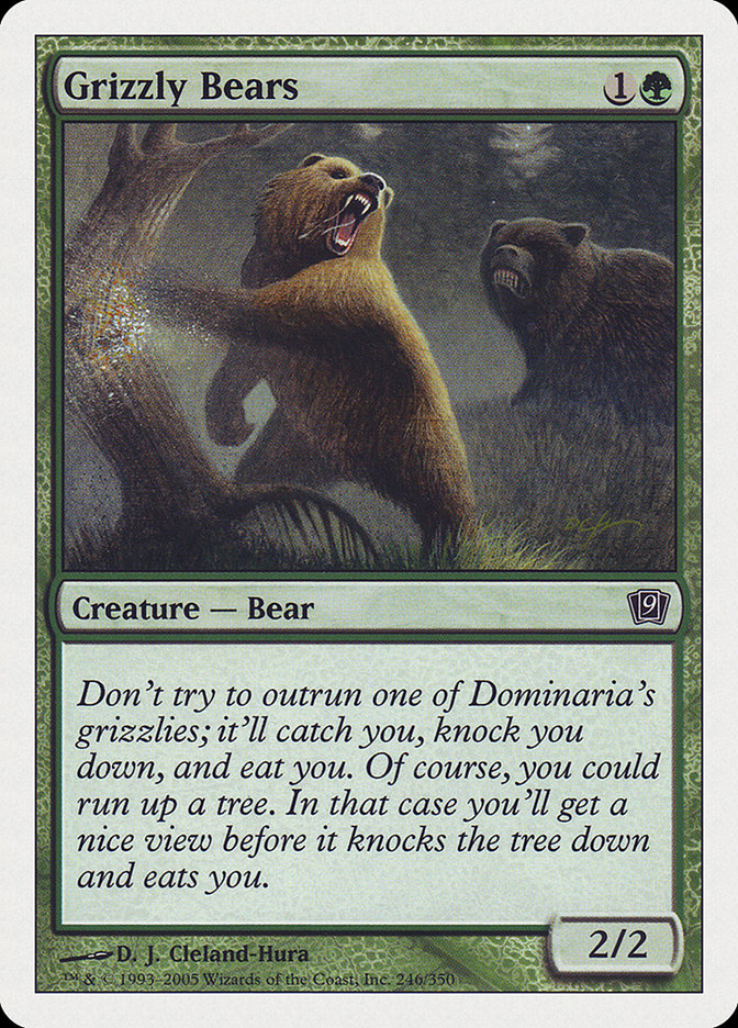 Grizzly Bears [Ninth Edition] | Boutique FDB TCG