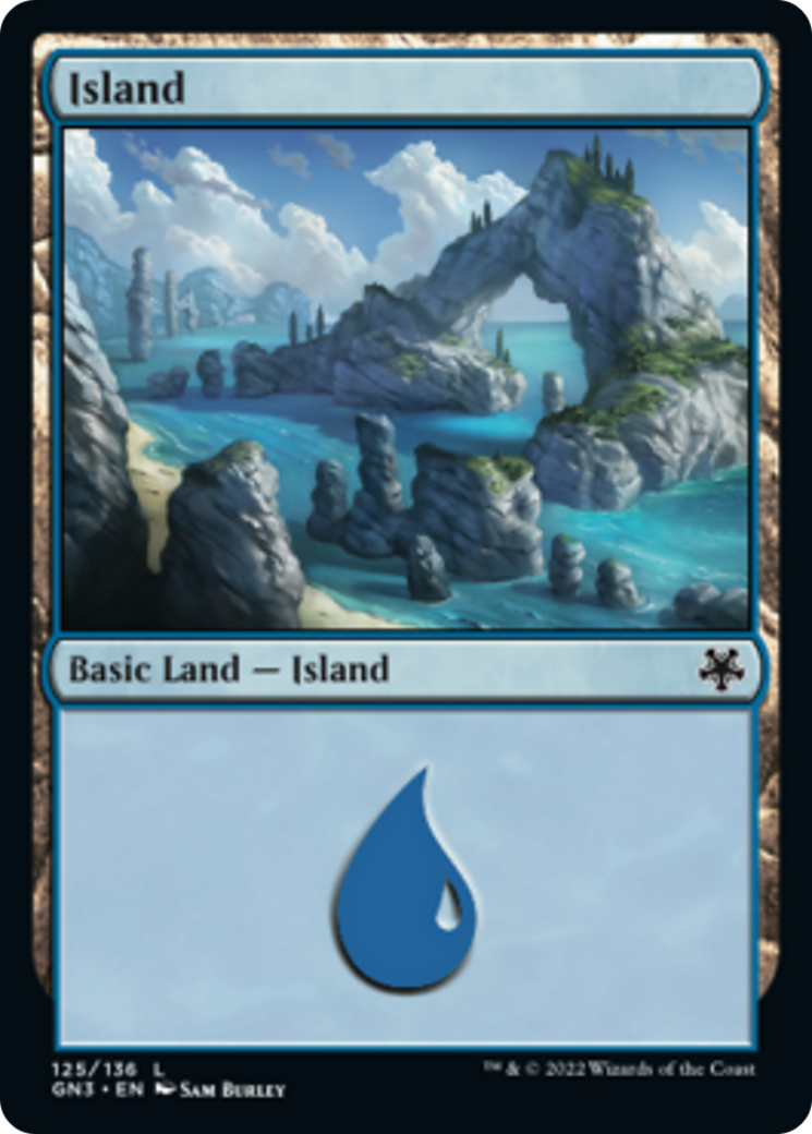 Island (125) [Game Night: Free-for-All] | Boutique FDB TCG