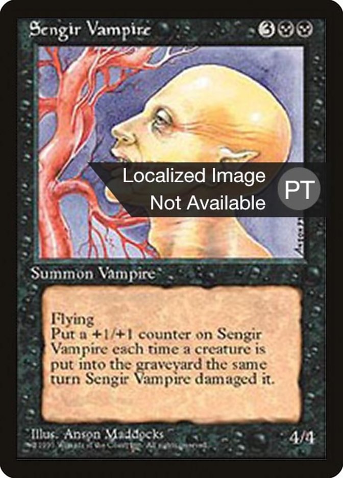 Sengir Vampire [Fourth Edition (Foreign Black Border)] | Boutique FDB TCG