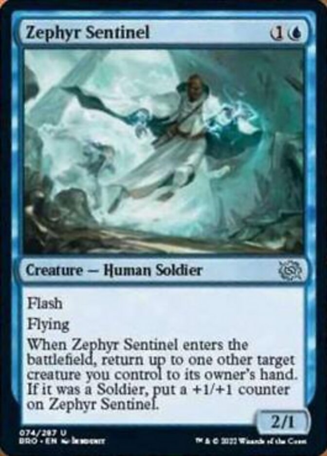 Zephyr Sentinel [The Brothers' War] | Boutique FDB TCG