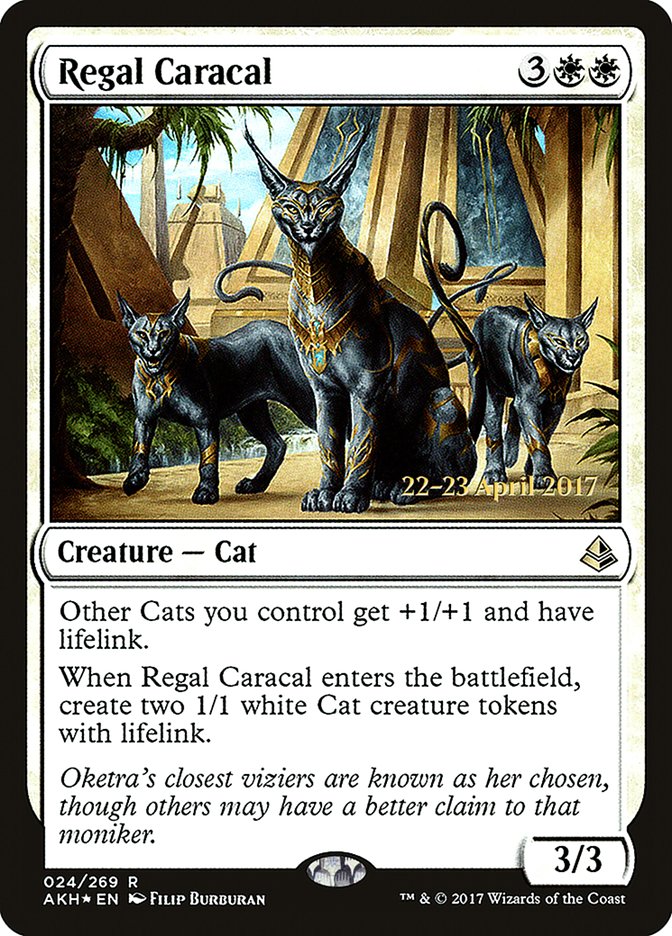 Regal Caracal [Amonkhet Prerelease Promos] | Boutique FDB TCG