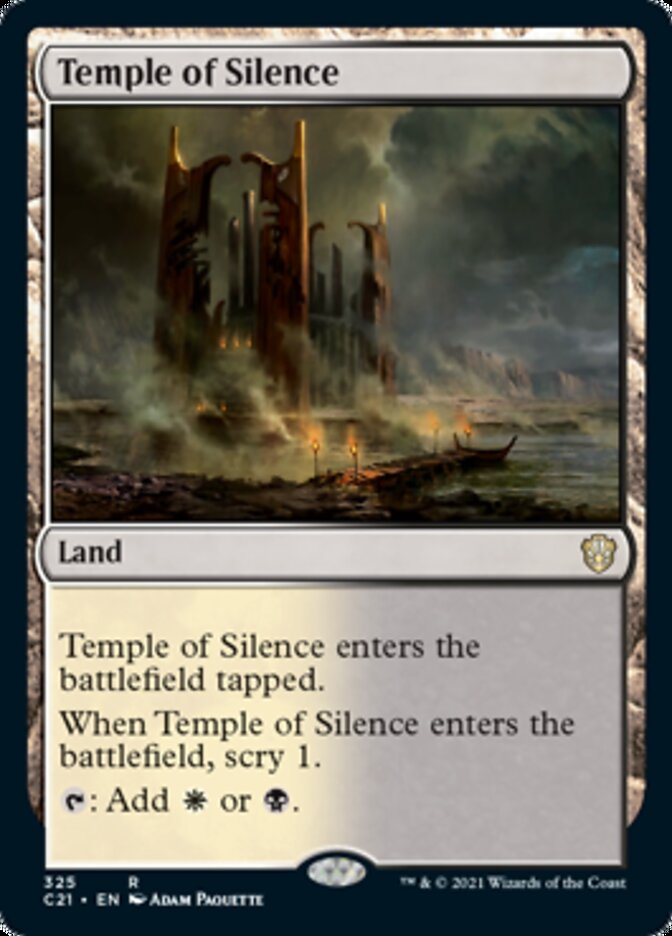 Temple of Silence [Commander 2021] | Boutique FDB TCG