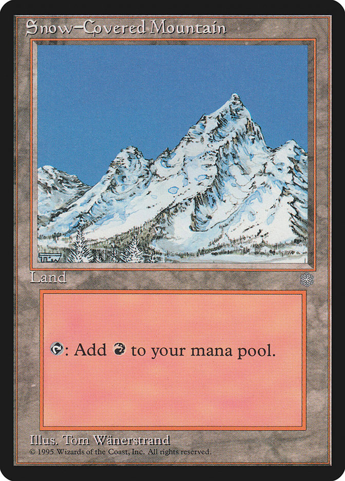 Snow-Covered Mountain [Ice Age] | Boutique FDB TCG