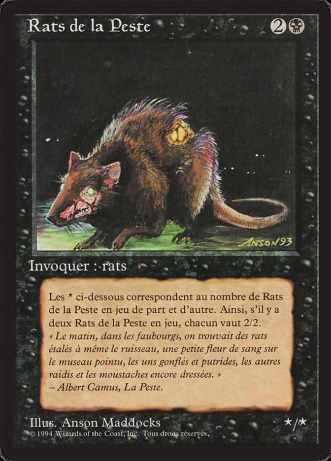 Plague Rats [Foreign Black Border] | Boutique FDB TCG