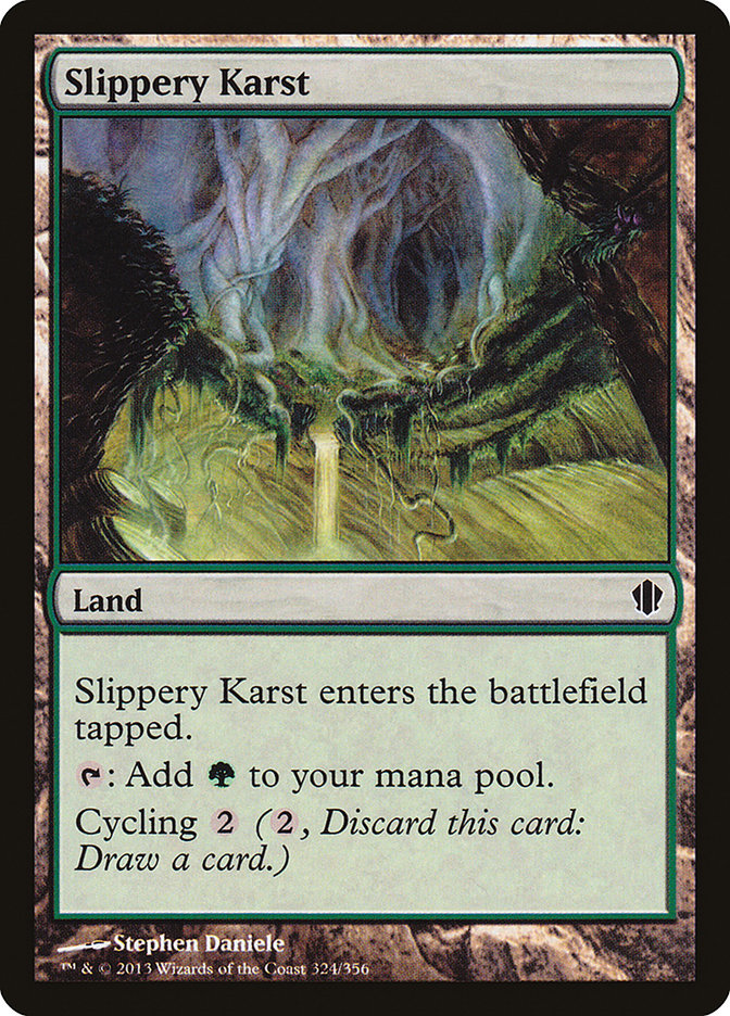 Slippery Karst [Commander 2013] | Boutique FDB TCG