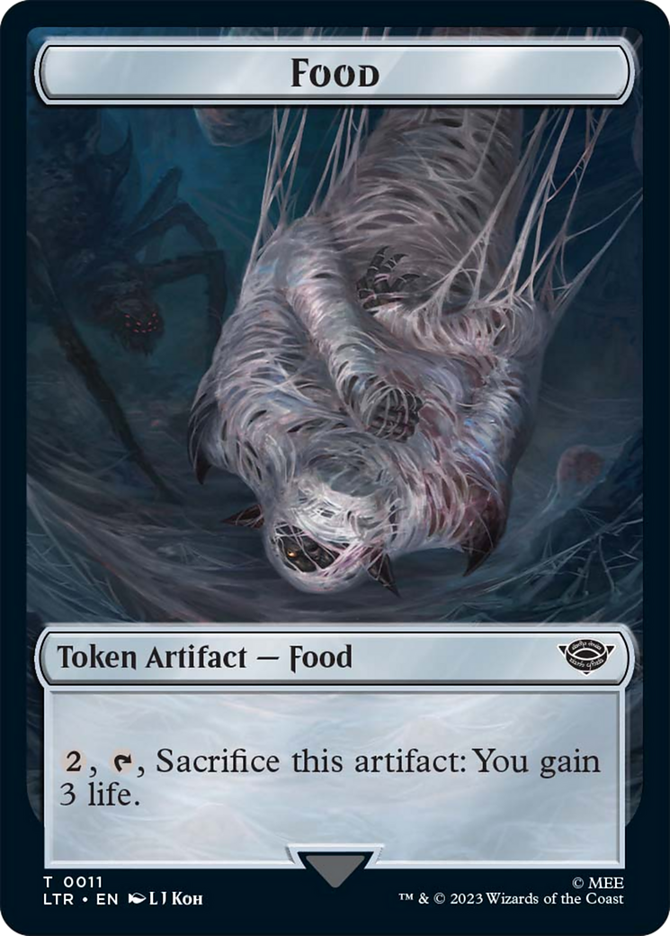 Food (11) // Human Soldier (01) Double-Sided Token [The Lord of the Rings: Tales of Middle-Earth Tokens] | Boutique FDB TCG