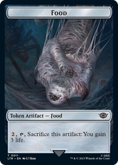 Food (11) // Human Soldier (01) Double-Sided Token [The Lord of the Rings: Tales of Middle-Earth Tokens] | Boutique FDB TCG