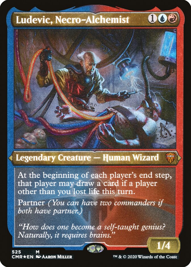 Ludevic, Necro-Alchemist (Etched) [Commander Legends] | Boutique FDB TCG