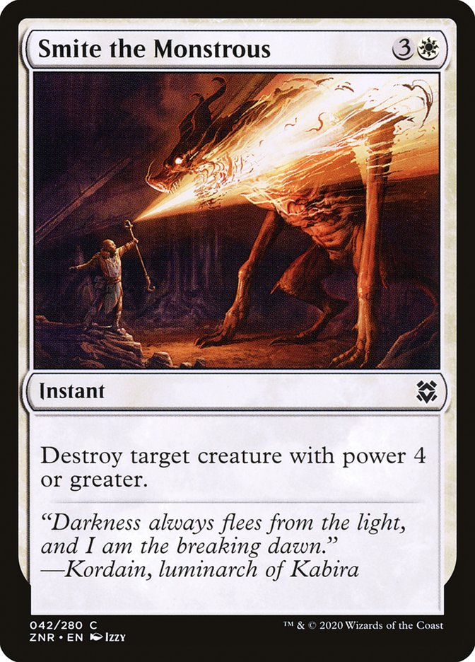 Smite the Monstrous [Zendikar Rising] | Boutique FDB TCG