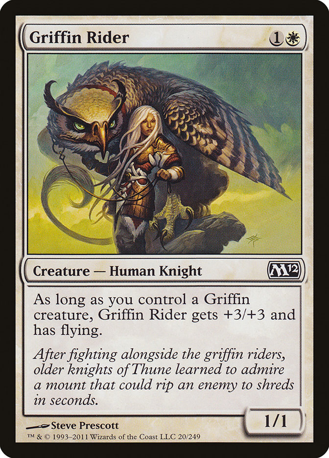 Griffin Rider [Magic 2012] | Boutique FDB TCG