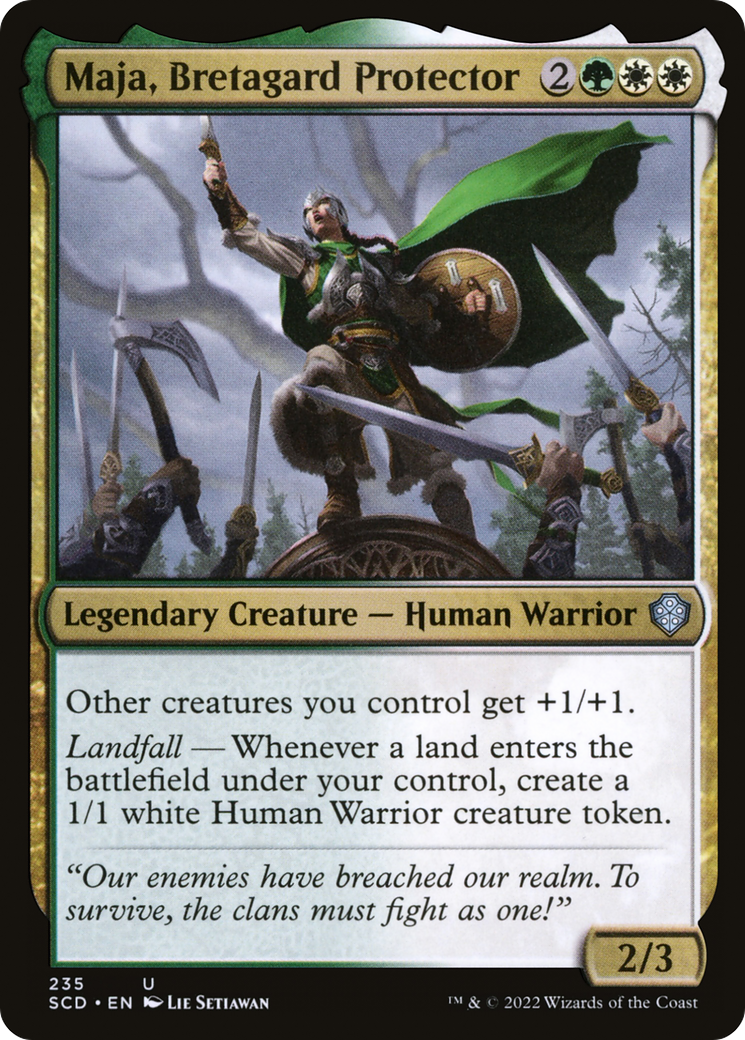 Maja, Bretagard Protector [Starter Commander Decks] | Boutique FDB TCG