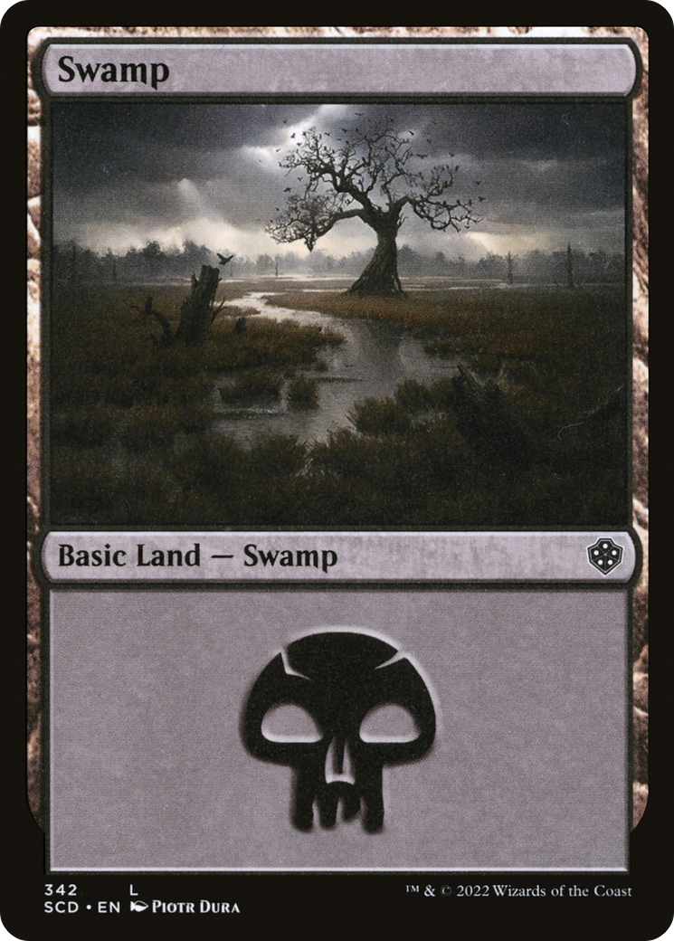 Swamp (342) [Starter Commander Decks] | Boutique FDB TCG