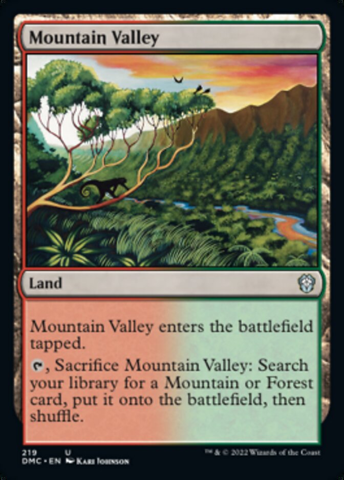 Mountain Valley [Dominaria United Commander] | Boutique FDB TCG