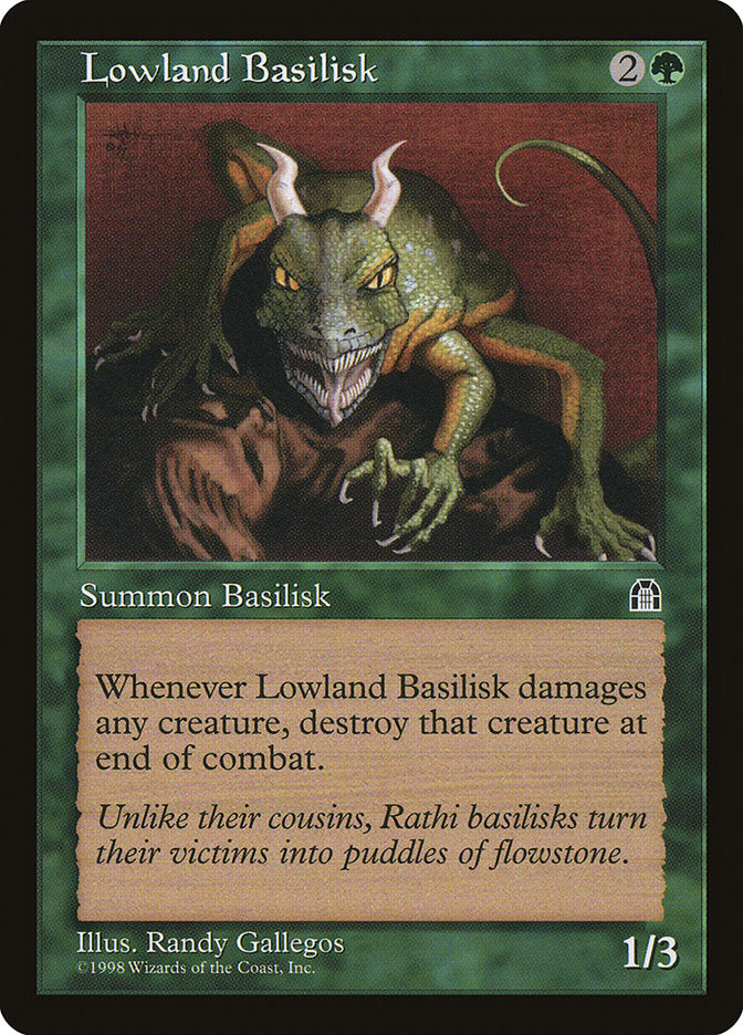 Lowland Basilisk [Stronghold] | Boutique FDB TCG