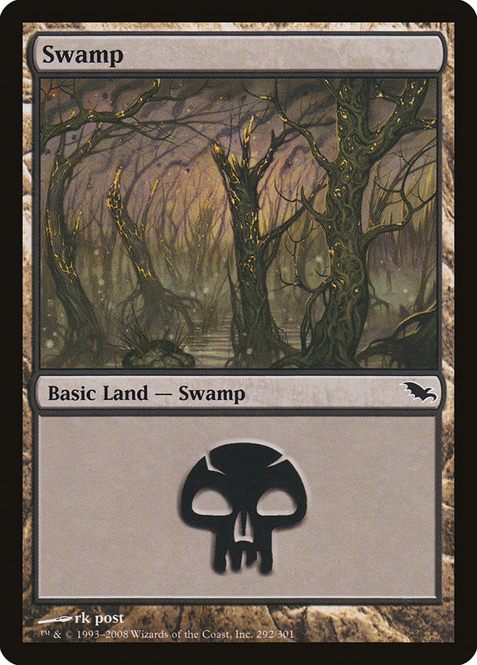 Swamp (292) [Shadowmoor] | Boutique FDB TCG