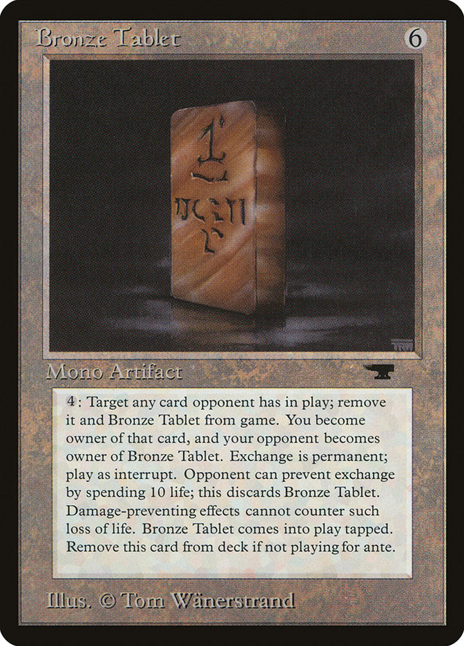 Bronze Tablet [Antiquities] | Boutique FDB TCG