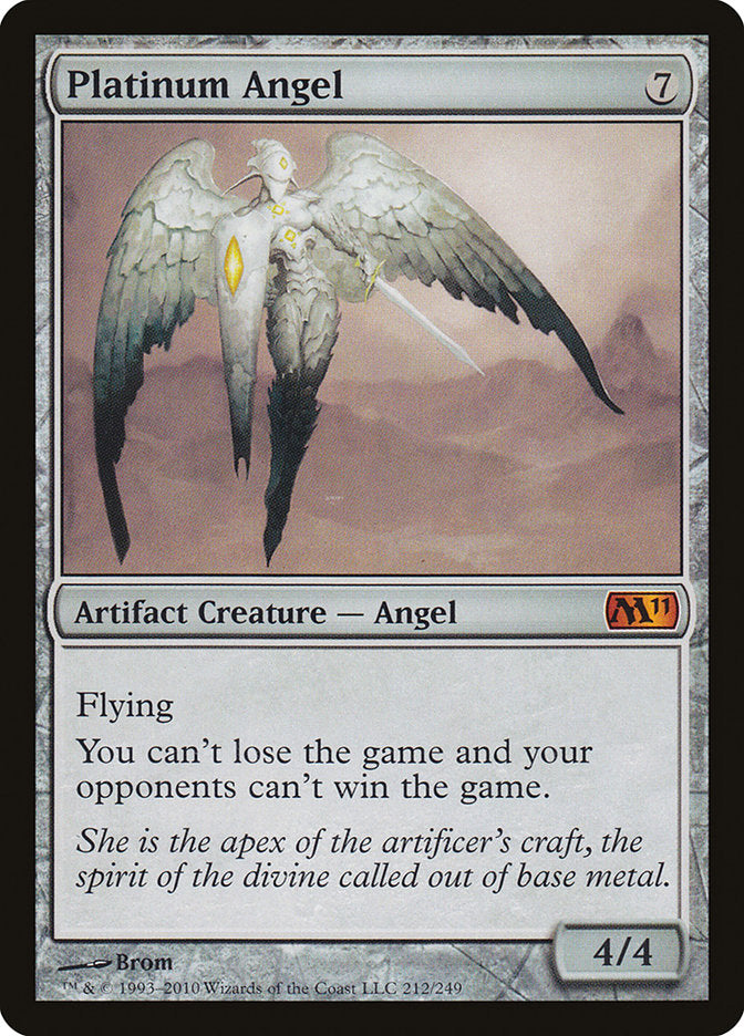 Platinum Angel [Magic 2011] | Boutique FDB TCG