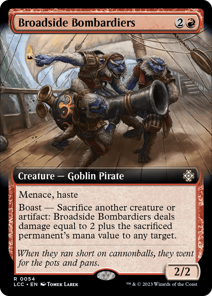 Broadside Bombardiers (Extended Art) [The Lost Caverns of Ixalan Commander] | Boutique FDB TCG