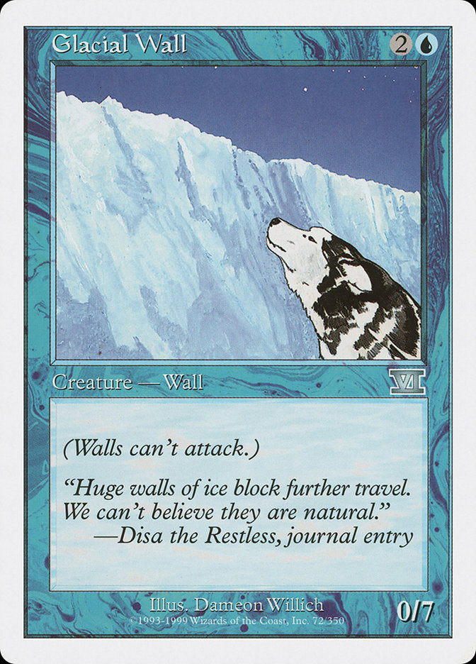 Glacial Wall [Classic Sixth Edition] | Boutique FDB TCG
