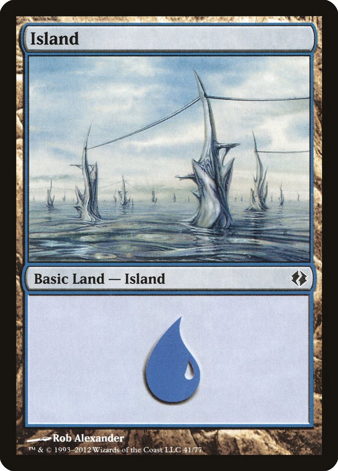 Island (41) [Duel Decks: Venser vs. Koth] | Boutique FDB TCG