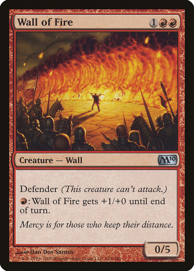 Wall of Fire [Magic 2010] | Boutique FDB TCG