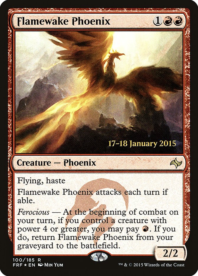 Flamewake Phoenix [Fate Reforged Prerelease Promos] | Boutique FDB TCG