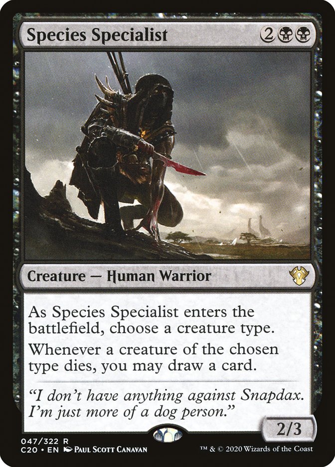 Species Specialist [Commander 2020] | Boutique FDB TCG