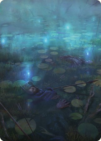 The Dead Marshes Art Card [The Lord of the Rings: Tales of Middle-earth Art Series] | Boutique FDB TCG