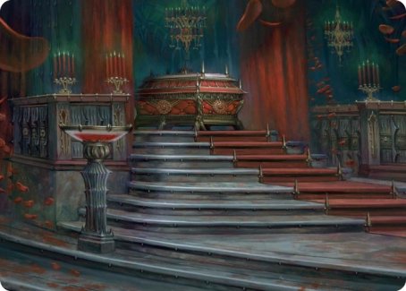 Edgar Markov's Coffin Art Card [Innistrad: Crimson Vow Art Series] | Boutique FDB TCG