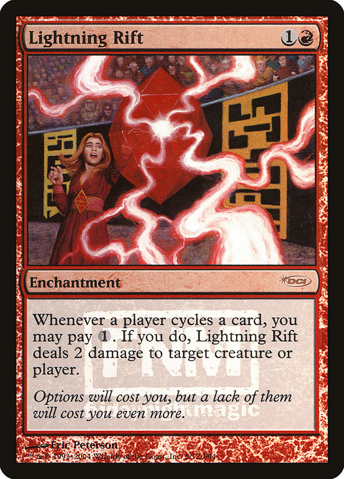 Lightning Rift [Friday Night Magic 2004] | Boutique FDB TCG