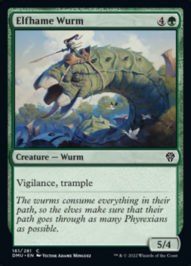 Elfhame Wurm [Dominaria United] | Boutique FDB TCG