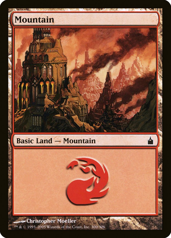 Mountain (300) [Ravnica: City of Guilds] | Boutique FDB TCG