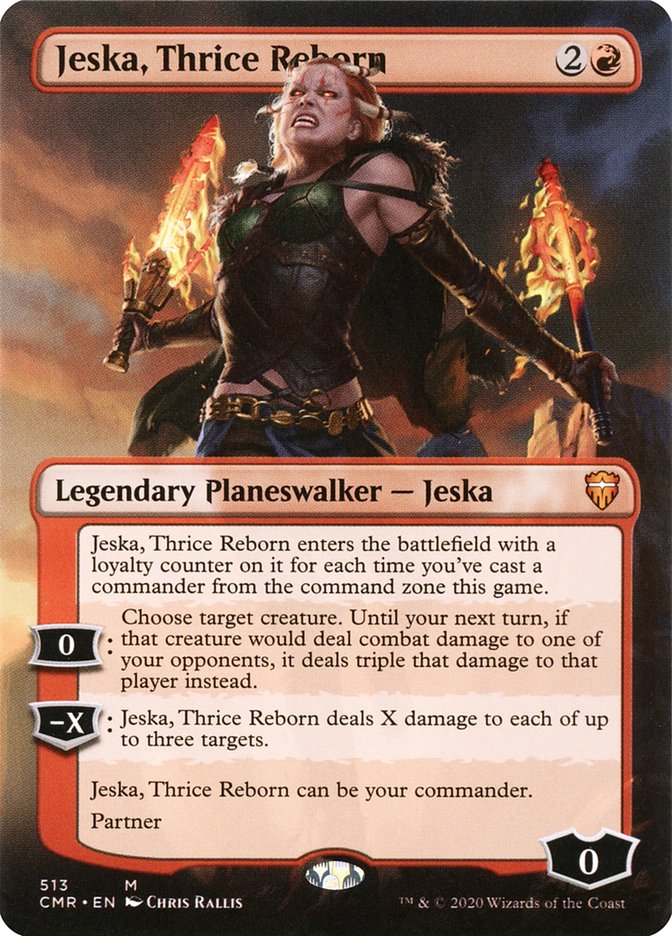 Jeska, Thrice Reborn (Borderless) [Commander Legends] | Boutique FDB TCG