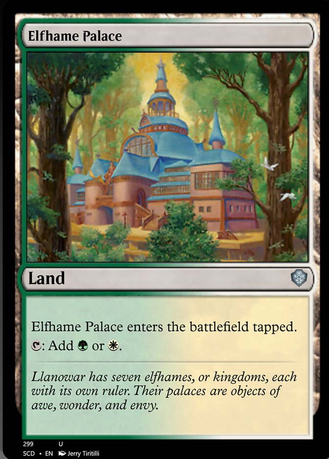 Elfhame Palace [Starter Commander Decks] | Boutique FDB TCG